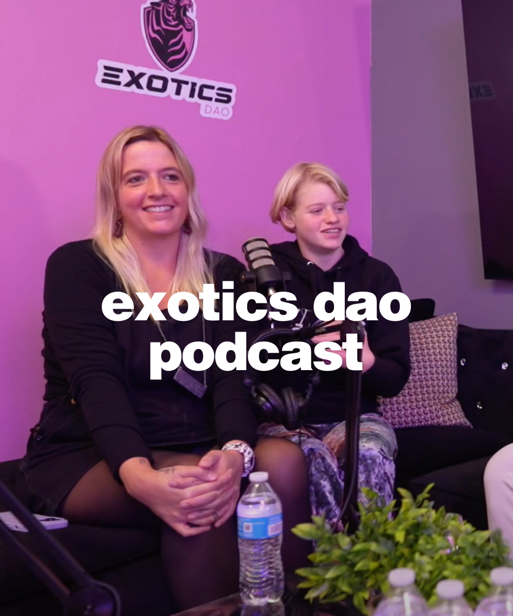 We were featured in the Exotics Dao Podcast