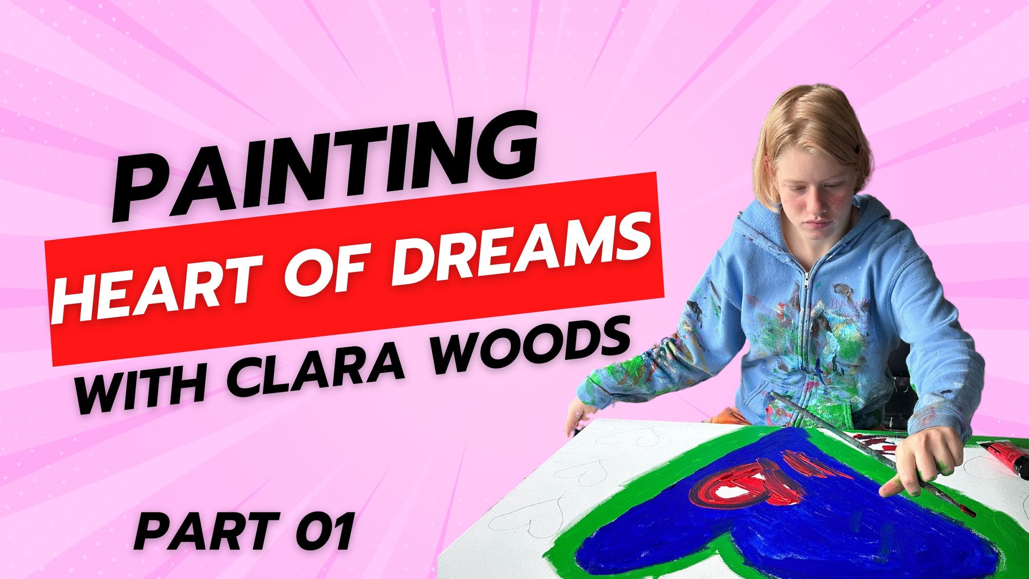 Watch the Art Process Of Heart Of Dreams By Clara Woods