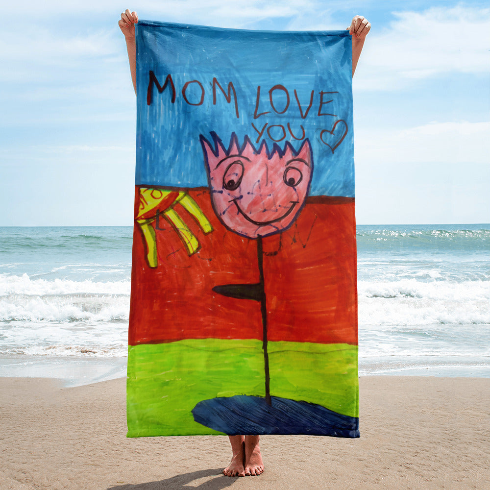 Mom Love You Towel