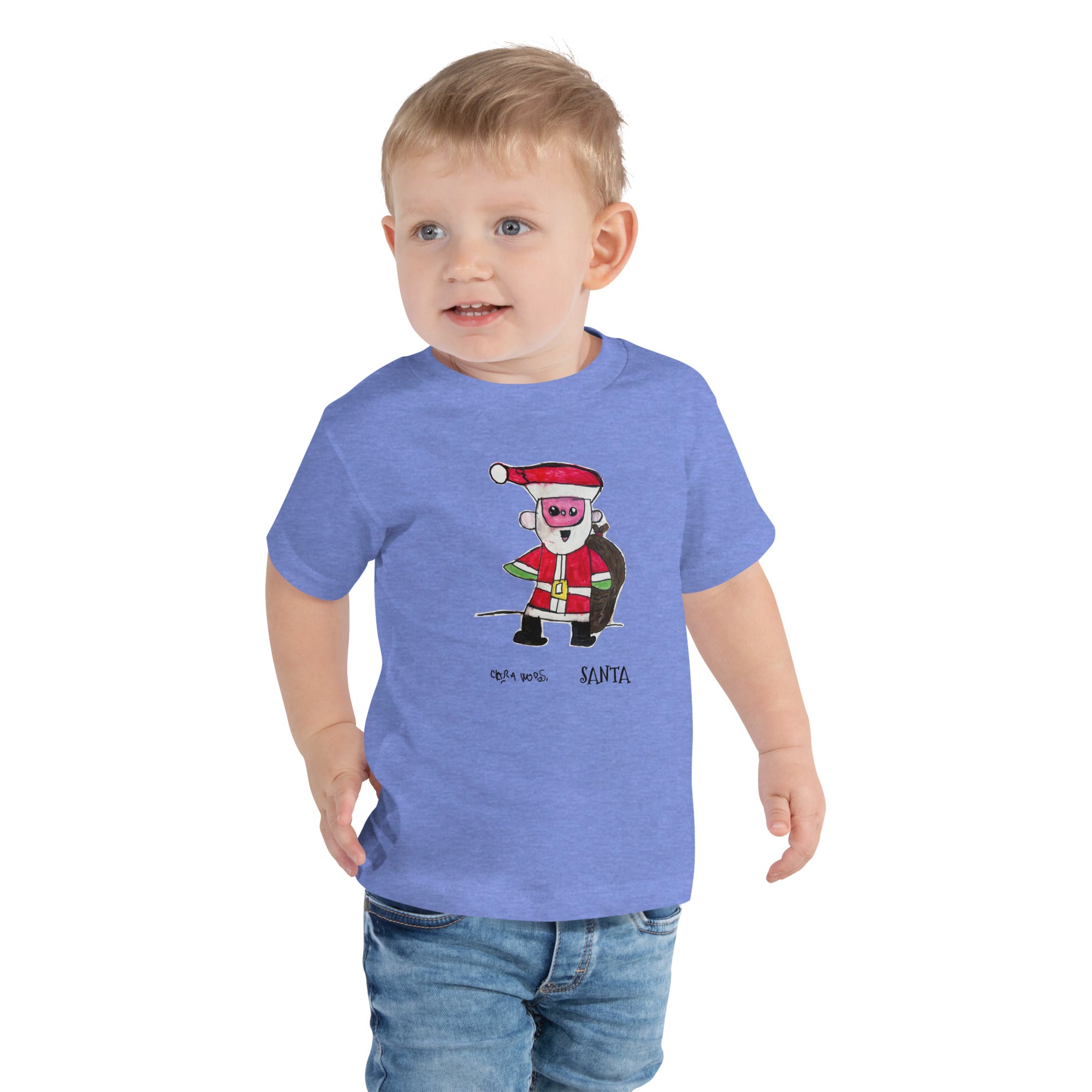 Toddler SANTA Sleeve Tee