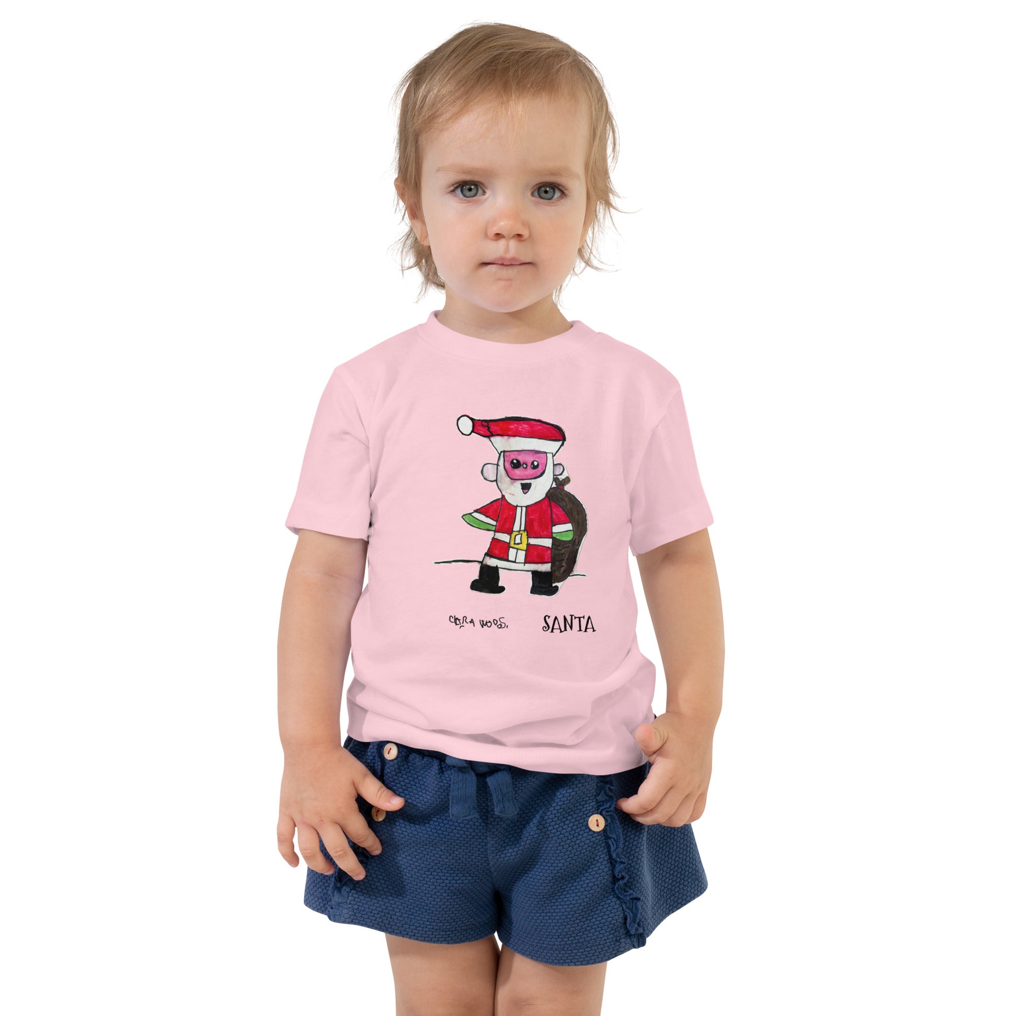 Toddler SANTA Sleeve Tee