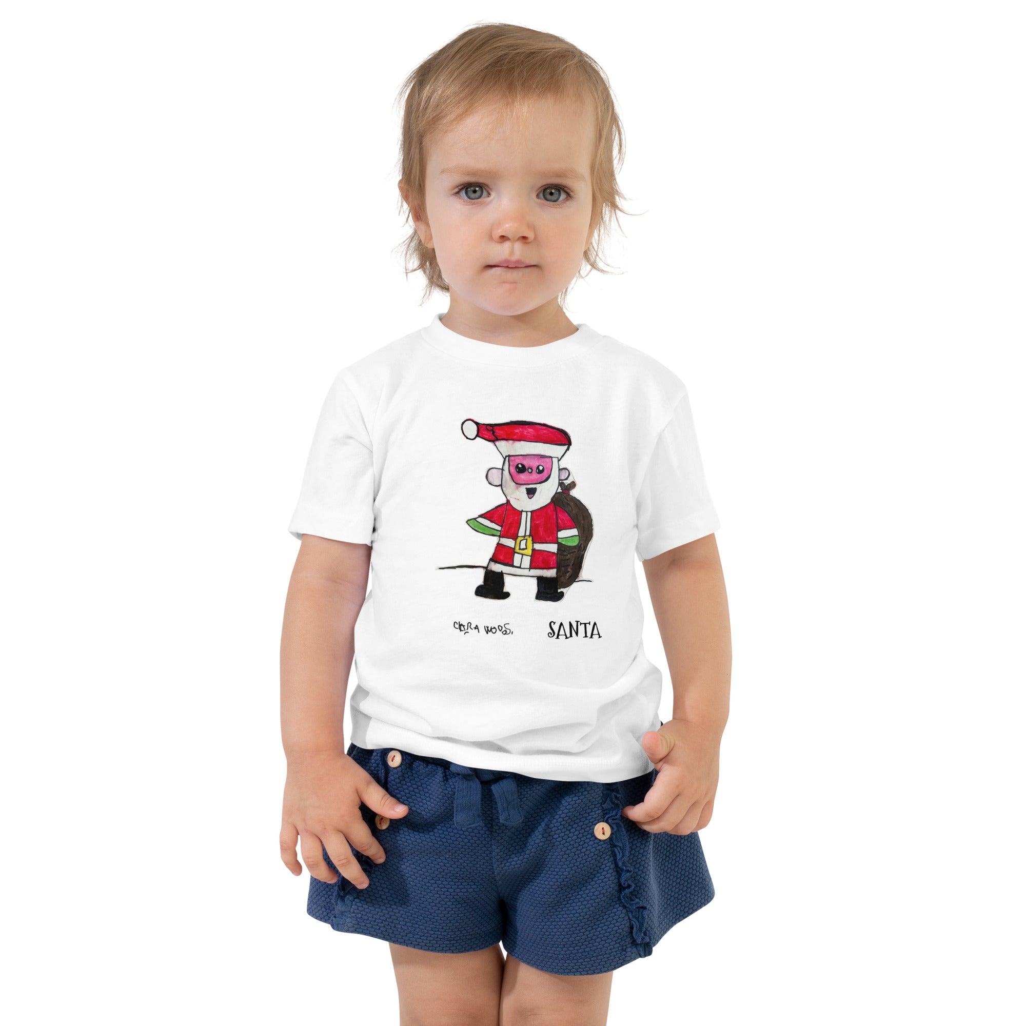 Toddler SANTA Sleeve Tee