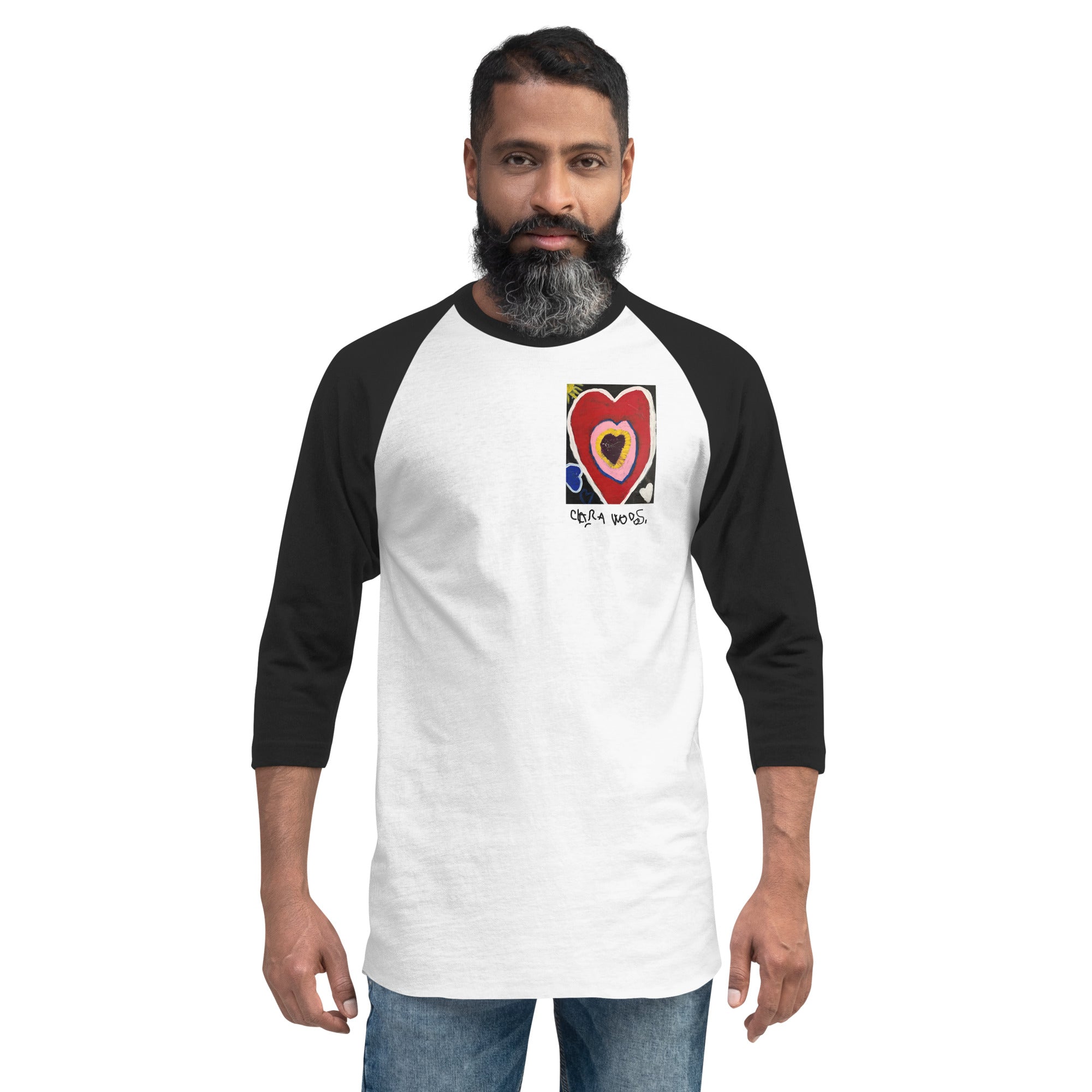 Therapist Heart 3/4 sleeve shirt