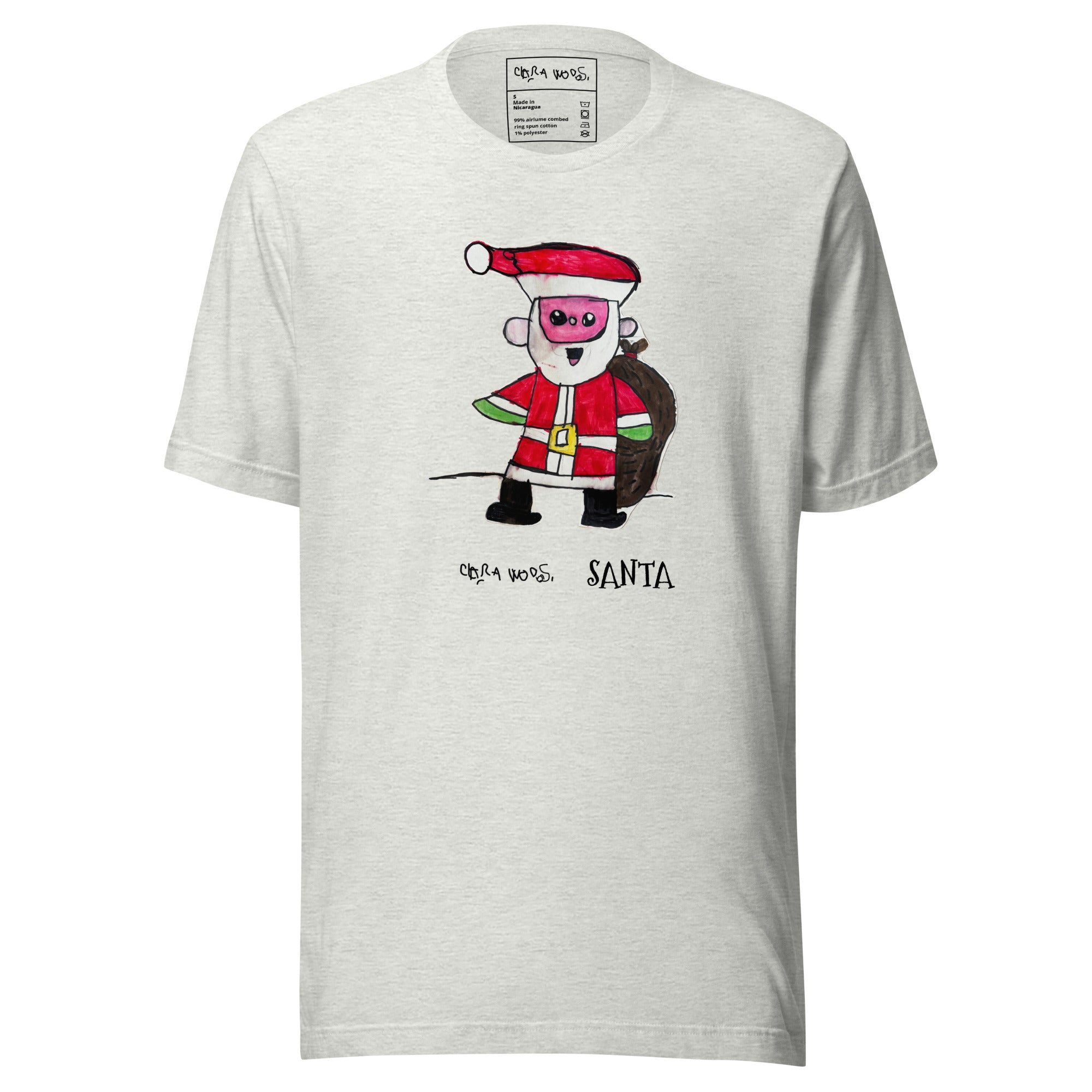 SANTA T-shirt by Clara Woods