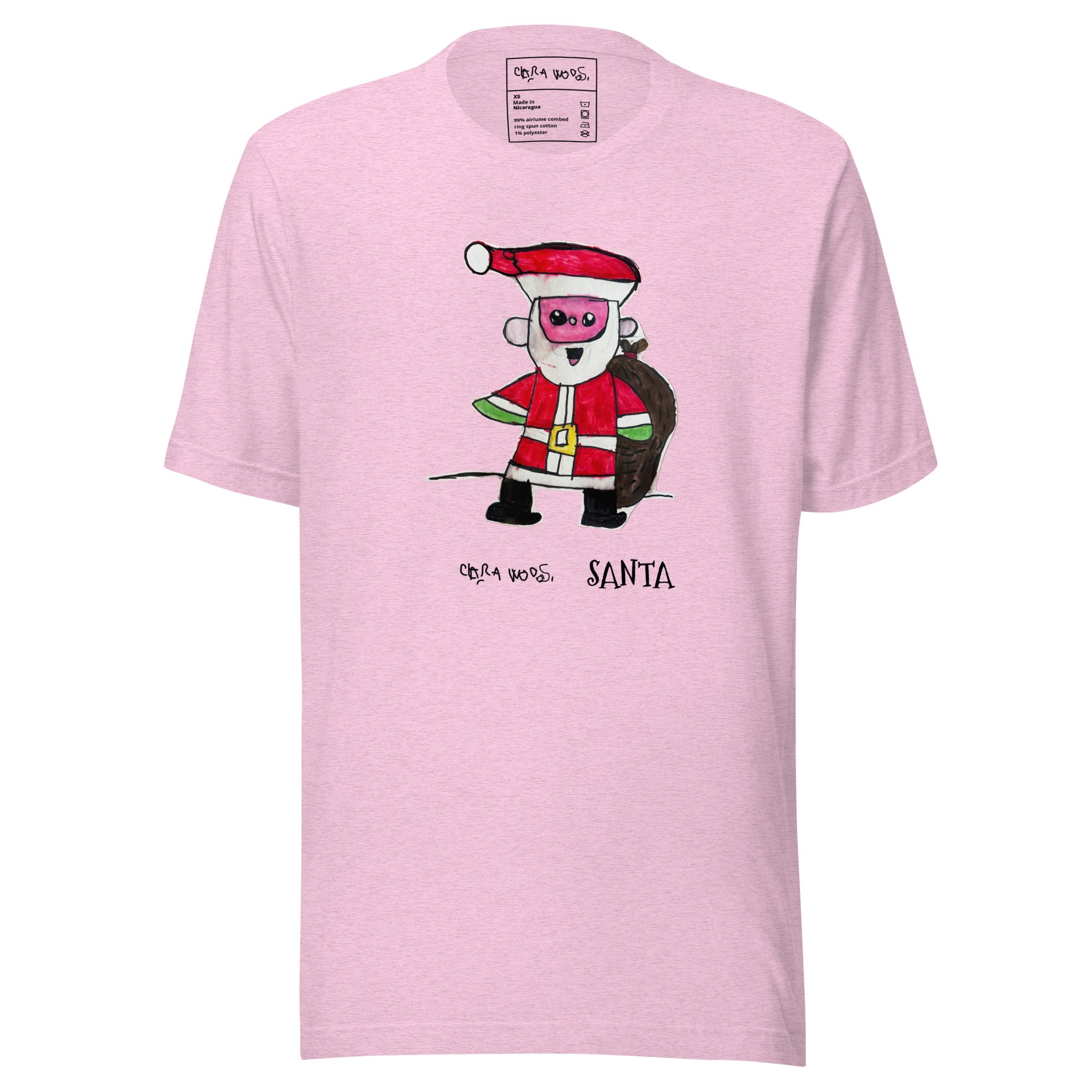 SANTA T-shirt by Clara Woods