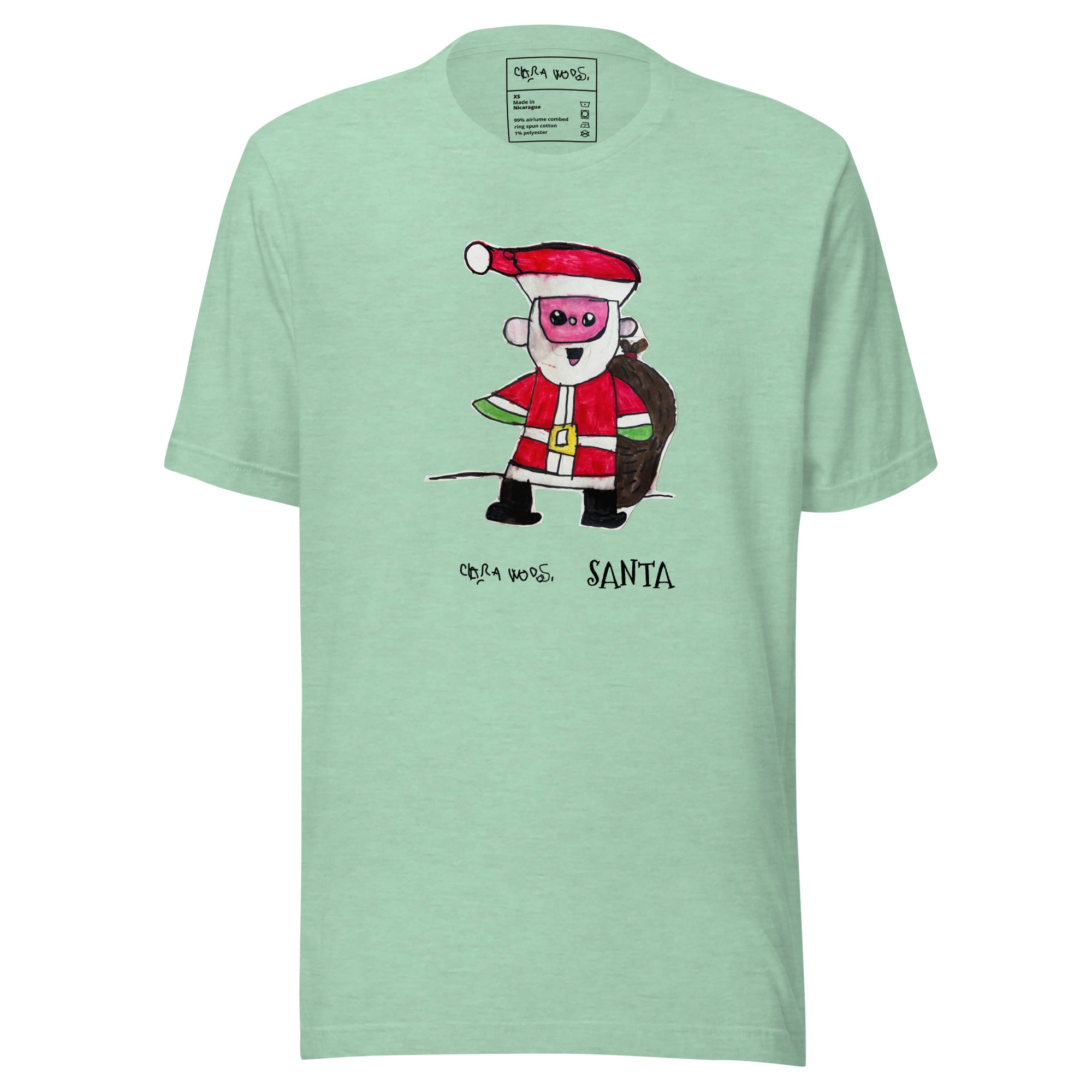 SANTA T-shirt by Clara Woods