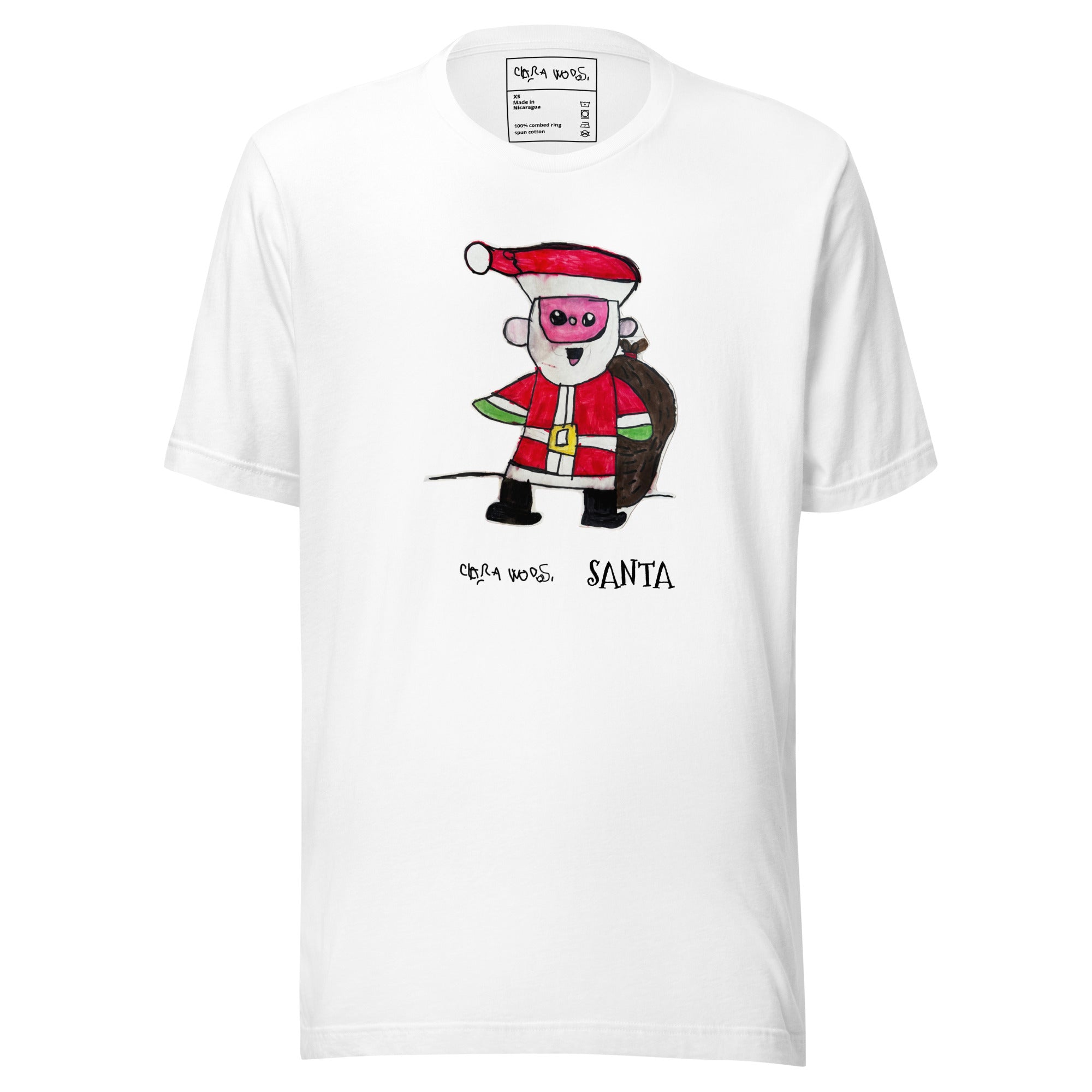 SANTA T-shirt by Clara Woods