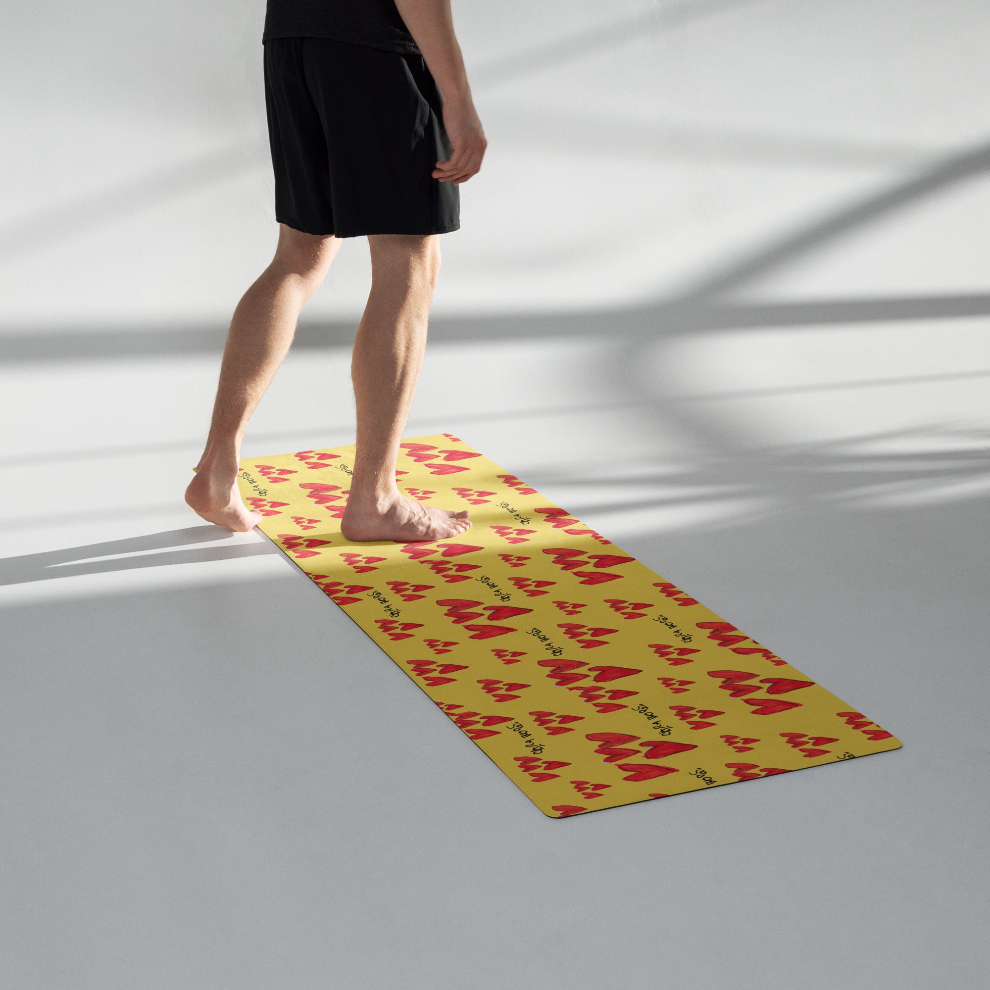 "Power of Love" Yoga mat